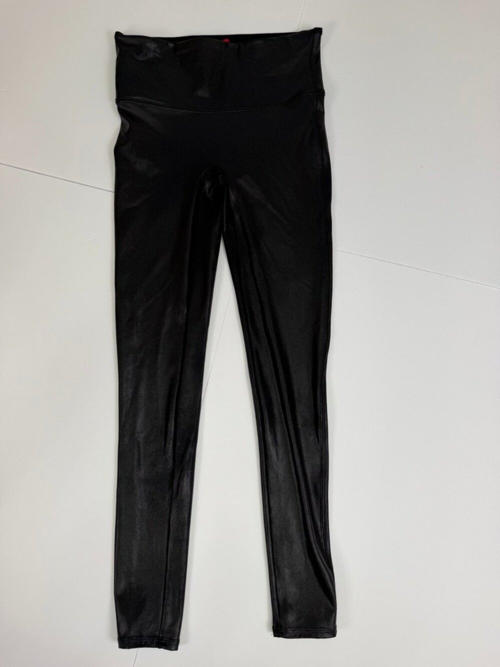 Spanx SPANXshape Faux Leather Leggings Black Medium M 2437